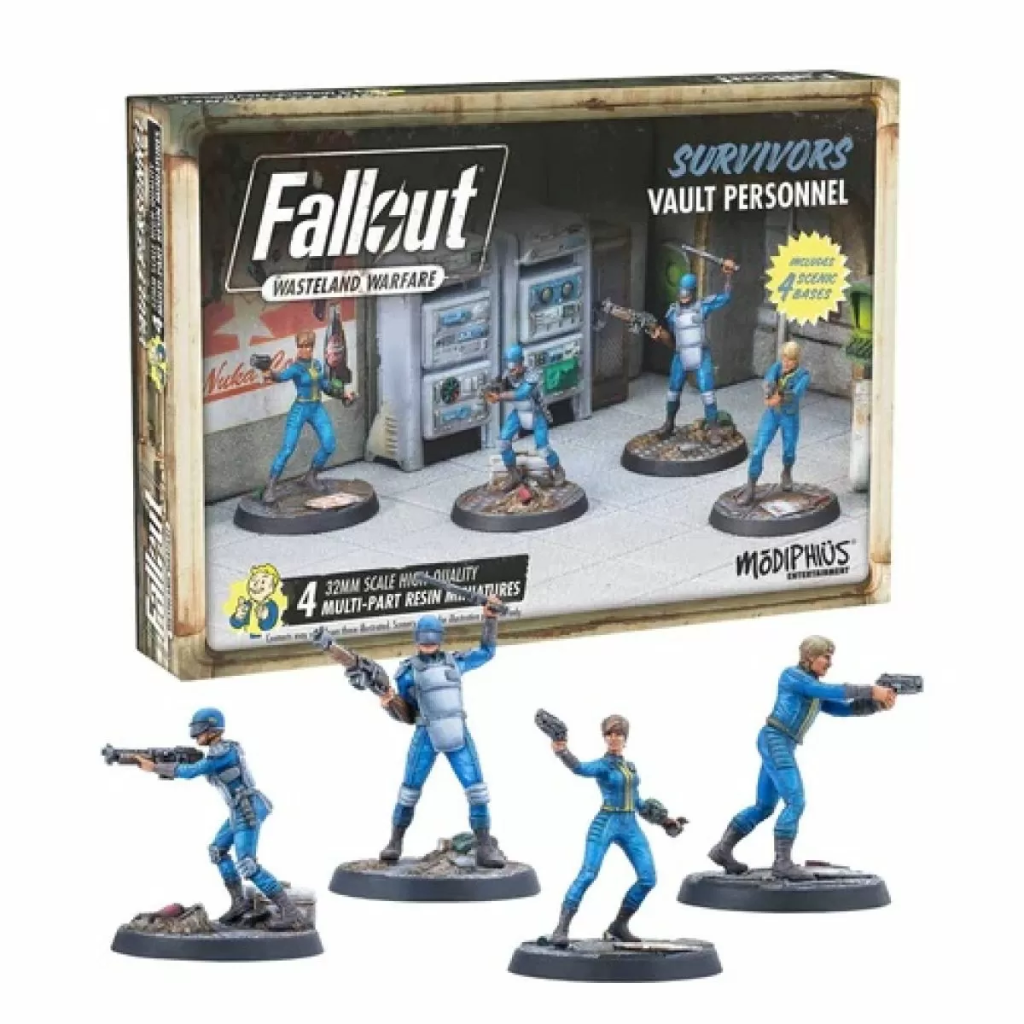 Fallout Wasteland Warfare - Survivors - Vault Dwellers Fallout Wasteland Warfare Modiphius Entertainment Default Title