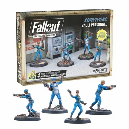 Fallout Wasteland Warfare - Survivors - Vault Dwellers Fallout Wasteland Warfare Modiphius Entertainment Default Title