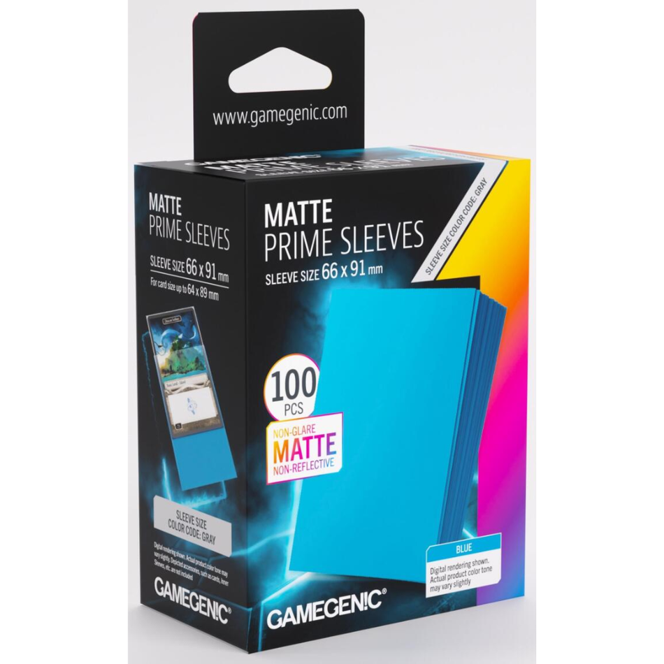 Gamegenic - Matte Prime Card Sleeves - Blue (100 Sleeves Pack) Deck Box GameGenic Default Title