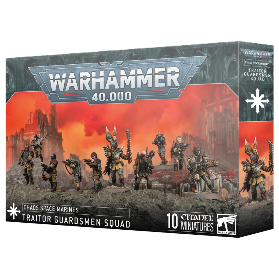 Chaos Space Marines: Traitor Guardsmen Squad Chaos Space Marines Games Workshop Default Title