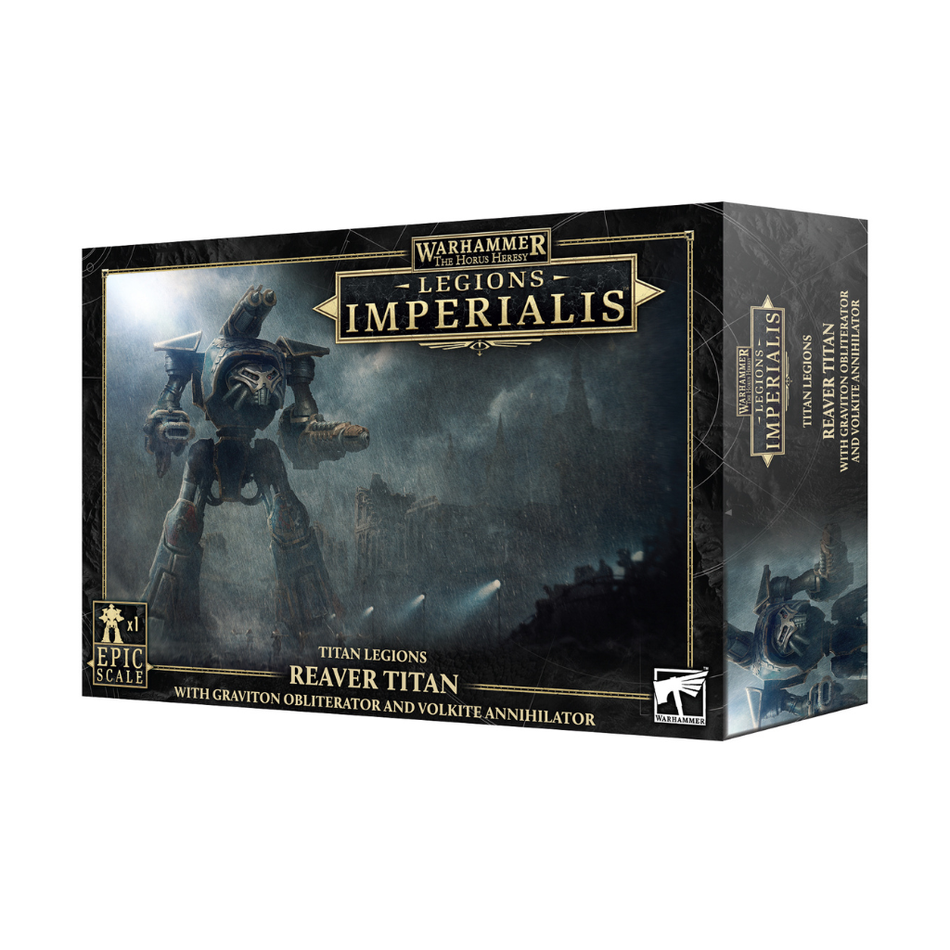 Legions Imperialis: Reaver Titan with Graviton Obliterator and Volkite Annihilator Legions Imperialis Games Workshop Default Title