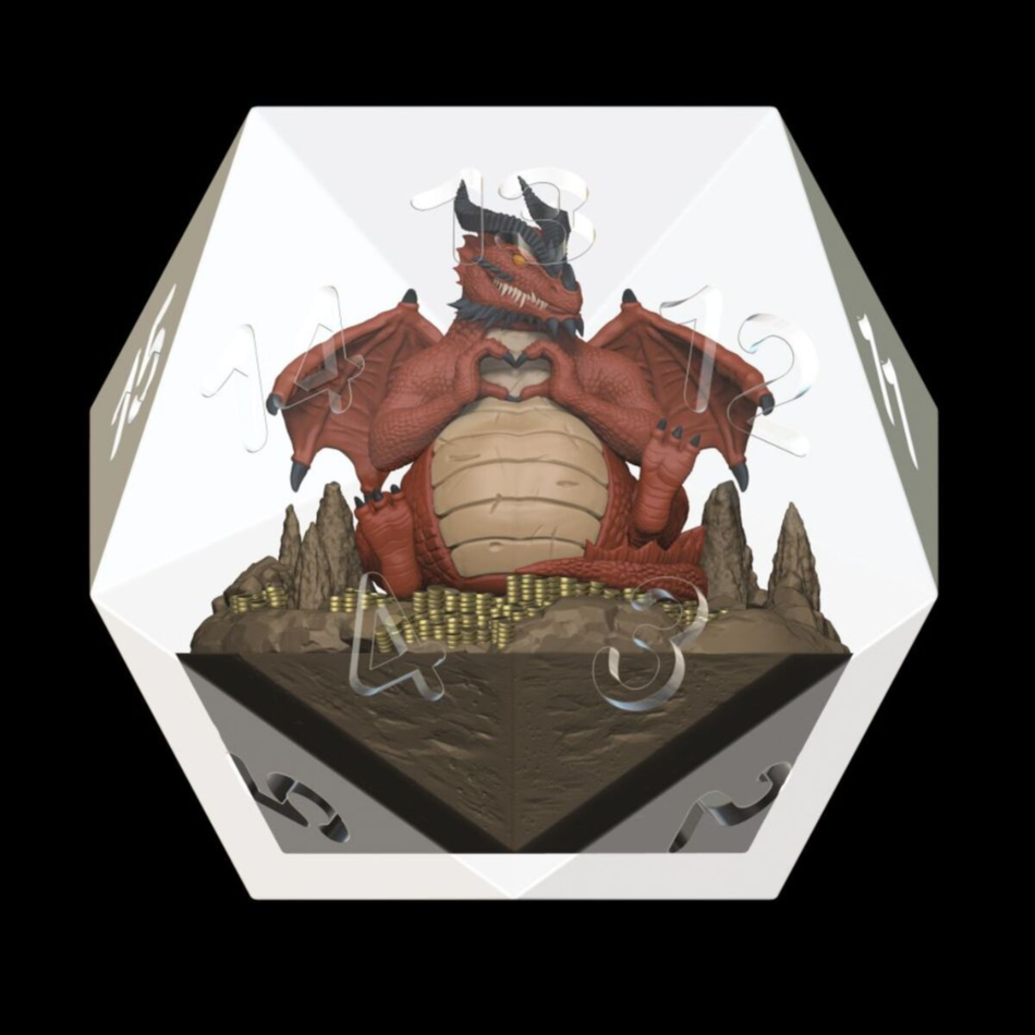 Sirius Dice - D&D Scenic - Themberchaud 55mm D20