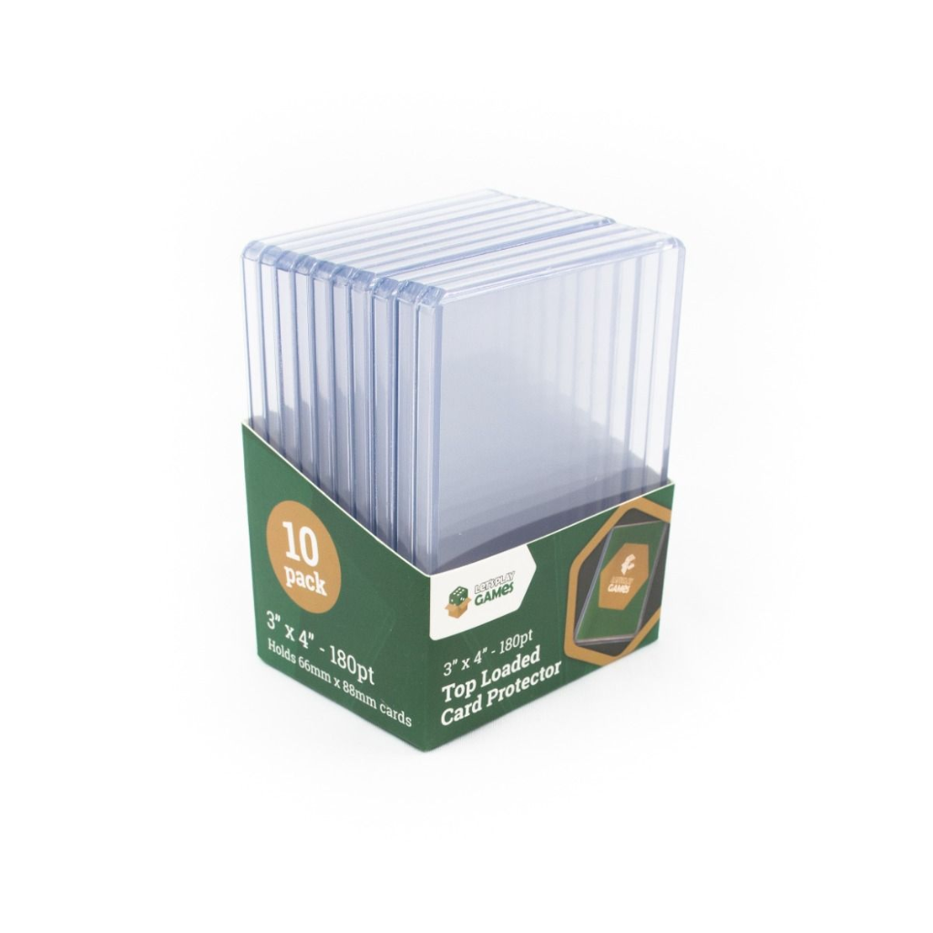 LPG Top Loaded Card Protector 3"x4" 180pt (10) Card Protectors Lets Play Games