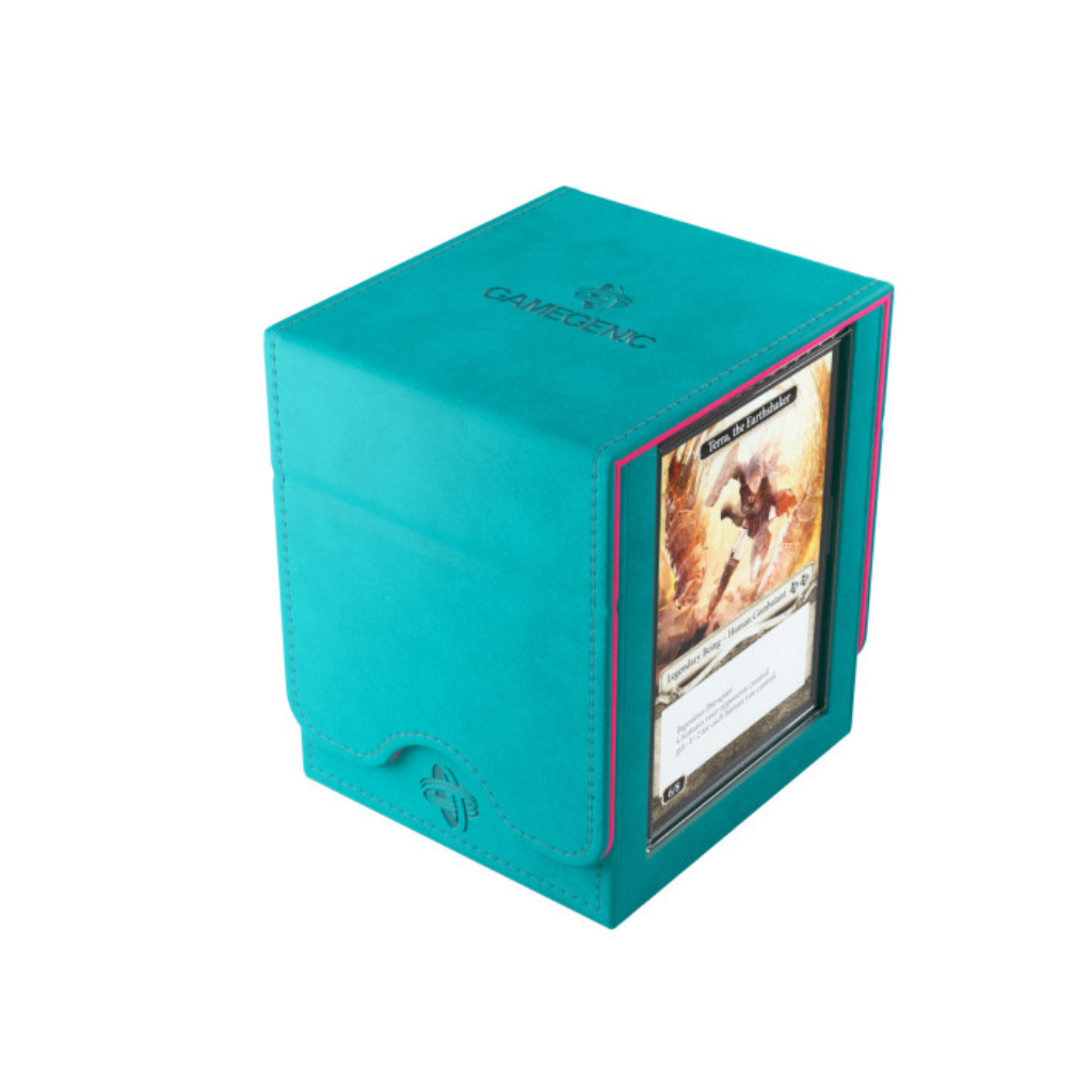 Gamegenic Squire PLUS 100+ XL Teal/Pink (Exclusive Edition) Deck Box GameGenic Default Title