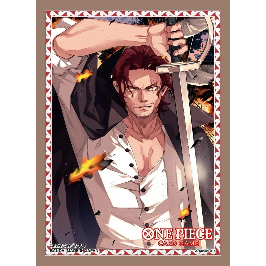 One Piece Card Game: TCG+ Limited Edition Vol 10 - Shanks Official Sleeves Card Sleeves Bandai Namco Default Title