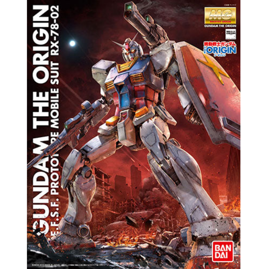 MG 1/100 RX-78-02 GUNDAM THE ORIGIN Gundam Model Kit Bandai Default Title
