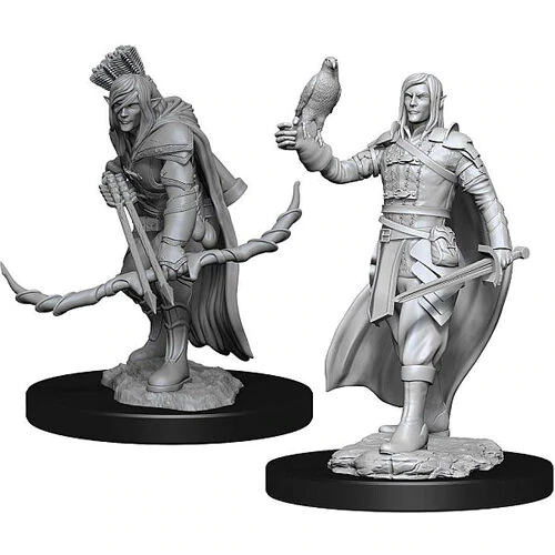 D&D Nolzurs Marvelous Unpainted Miniatures Elf Ranger Male Pretend Professions & Role Playing Lets Play Games   