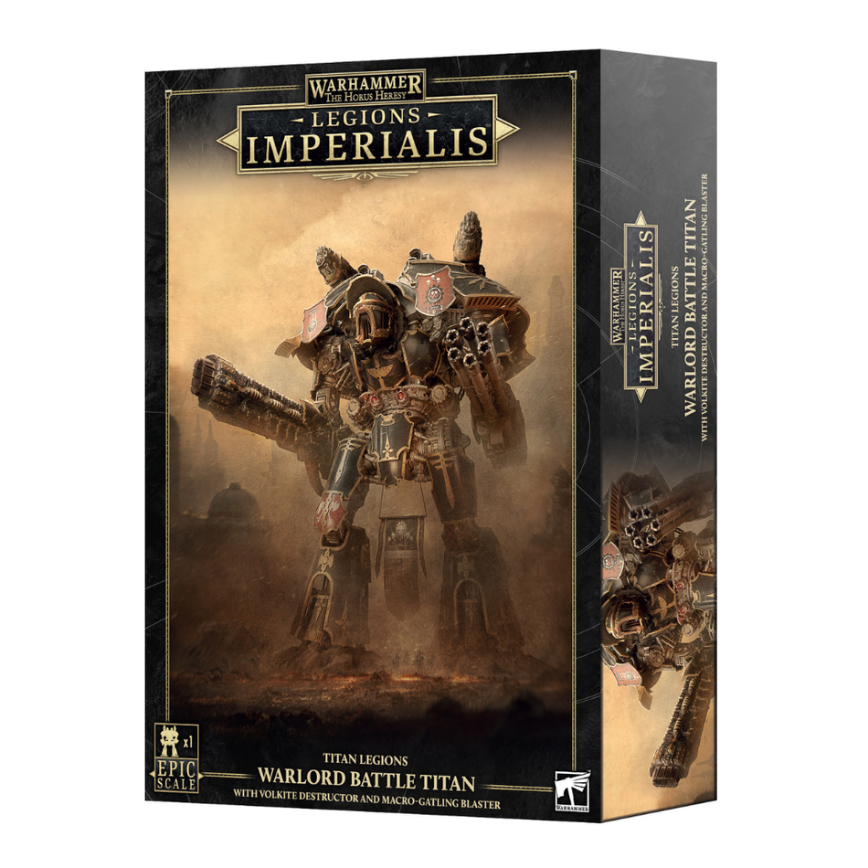 Legions Imperialis: Warlord Titan with Volkite Destructor and Macro-gatling Blaster Legions Imperialis Games Workshop Default Title