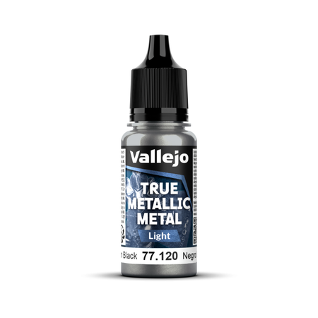 Vallejo True Metallic Metal: Light - Obsidian Black 18 ml Vallejo True Metallic Vallejo Default Title