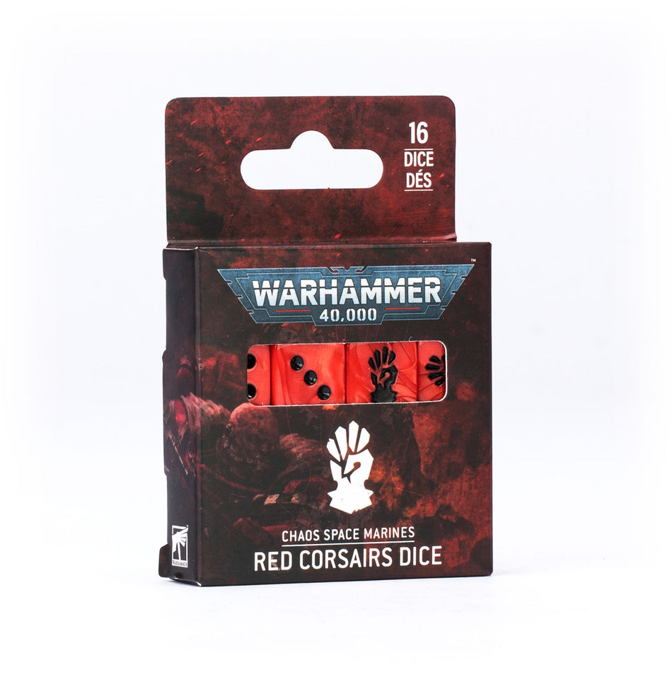 Warhammer 40000: Red Corsairs Dice Chaos Space Marines Games Workshop Default Title