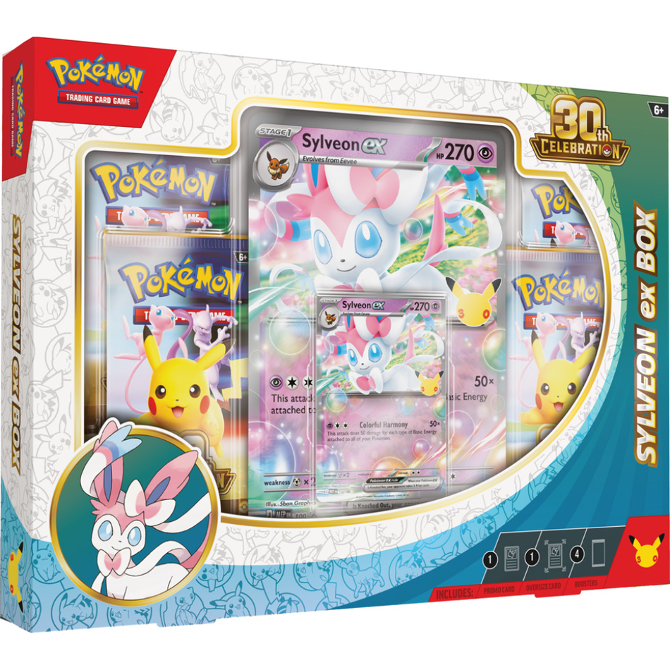 Pokemon TCG: 30th Celebration Sylveon ex Box / Greninja ex Box (Assorted)