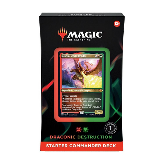 Starter Commander Deck - Draconic Destruction Magic The Gathering Wizards Default Title  
