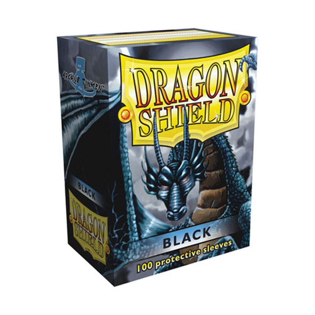 Sleeves - Dragon Shield - Black Classic - Box 100 Dragon Shield Fantasy Flight Games Default Title  