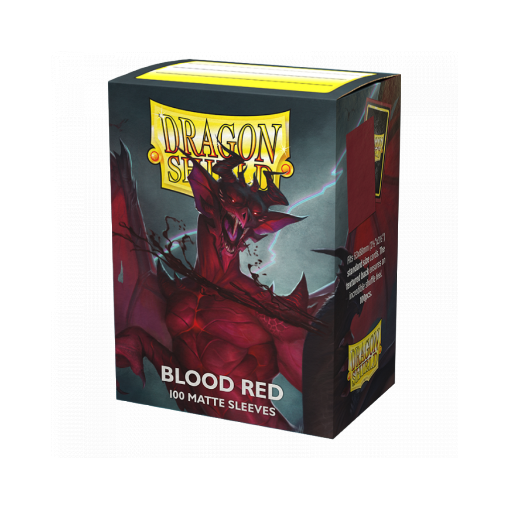 Dragon Shield - Blood Red - 100 Matte Sleeves Dragon Shield Dragon Shield Default Title  