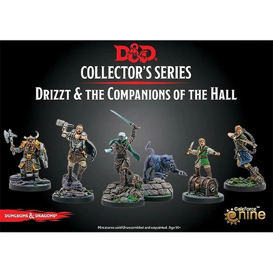 D&D Collectors Series Miniatures The Legend of Drizzt Companions of the Hall Dungeons & Dragons Lets Play Games   