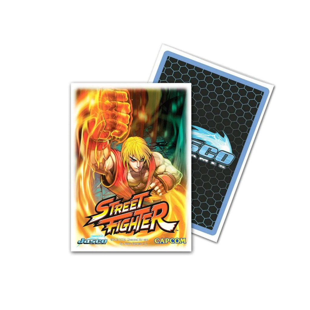 Dragon Shield - 100 Count Box Sleeves - Brushed Art - Ken (Street Fighter) Card Sleeves Dragon Shield Default Title  