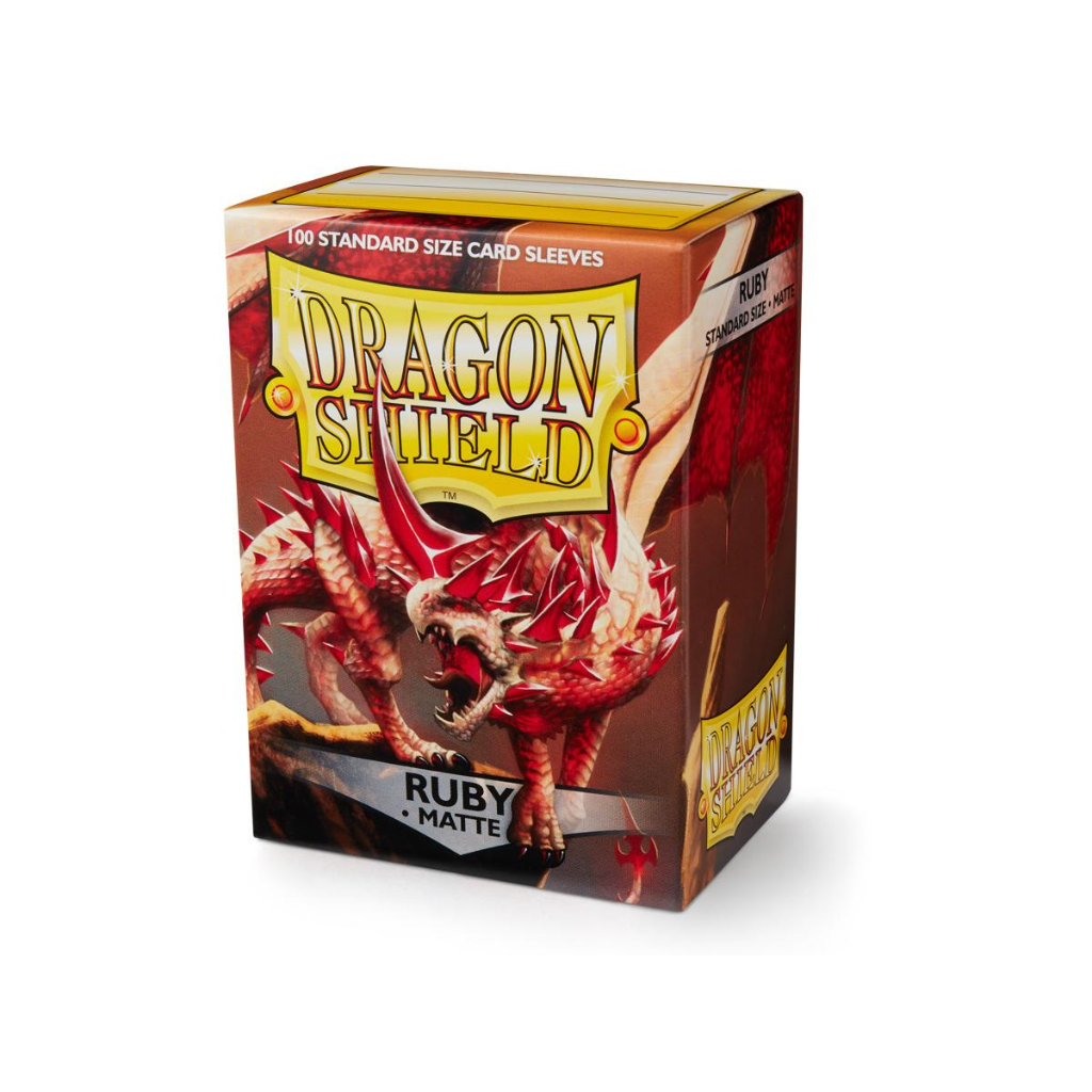 Dragon Shield Matte 100 - Ruby Card Sleeves Dragon Shield Default Title  