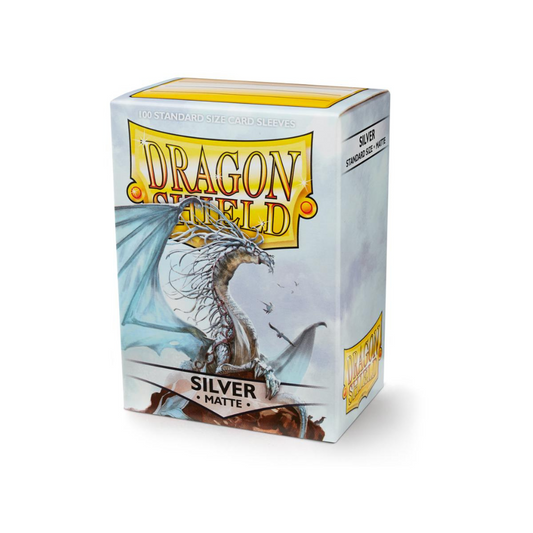 Dragon Shield Matte 100 - Silver Card Sleeves Dragon Shield Default Title  