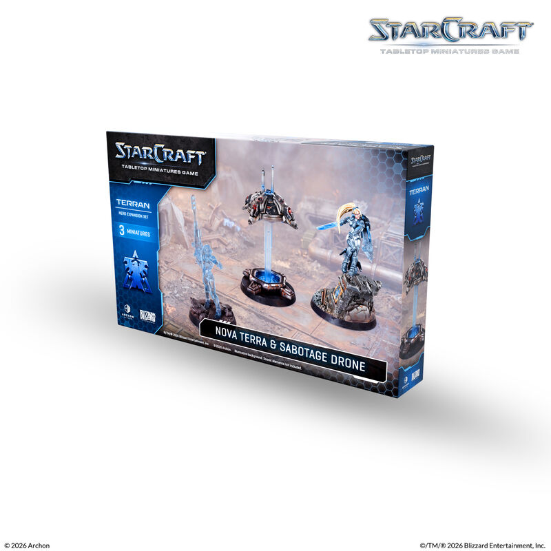 Starcraft Miniatures Games: Terran - Nova - Expansion Set *PREORDER* Starcraft Archon Studio