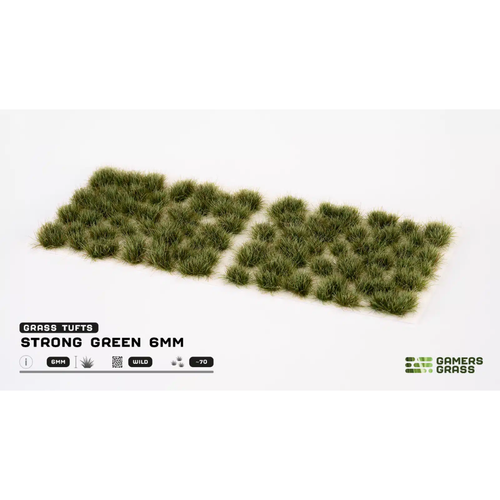 Gamers Grass - Strong Green 6mm Tufts Wild Gamers Grass Basing Gamers Grass Default Title