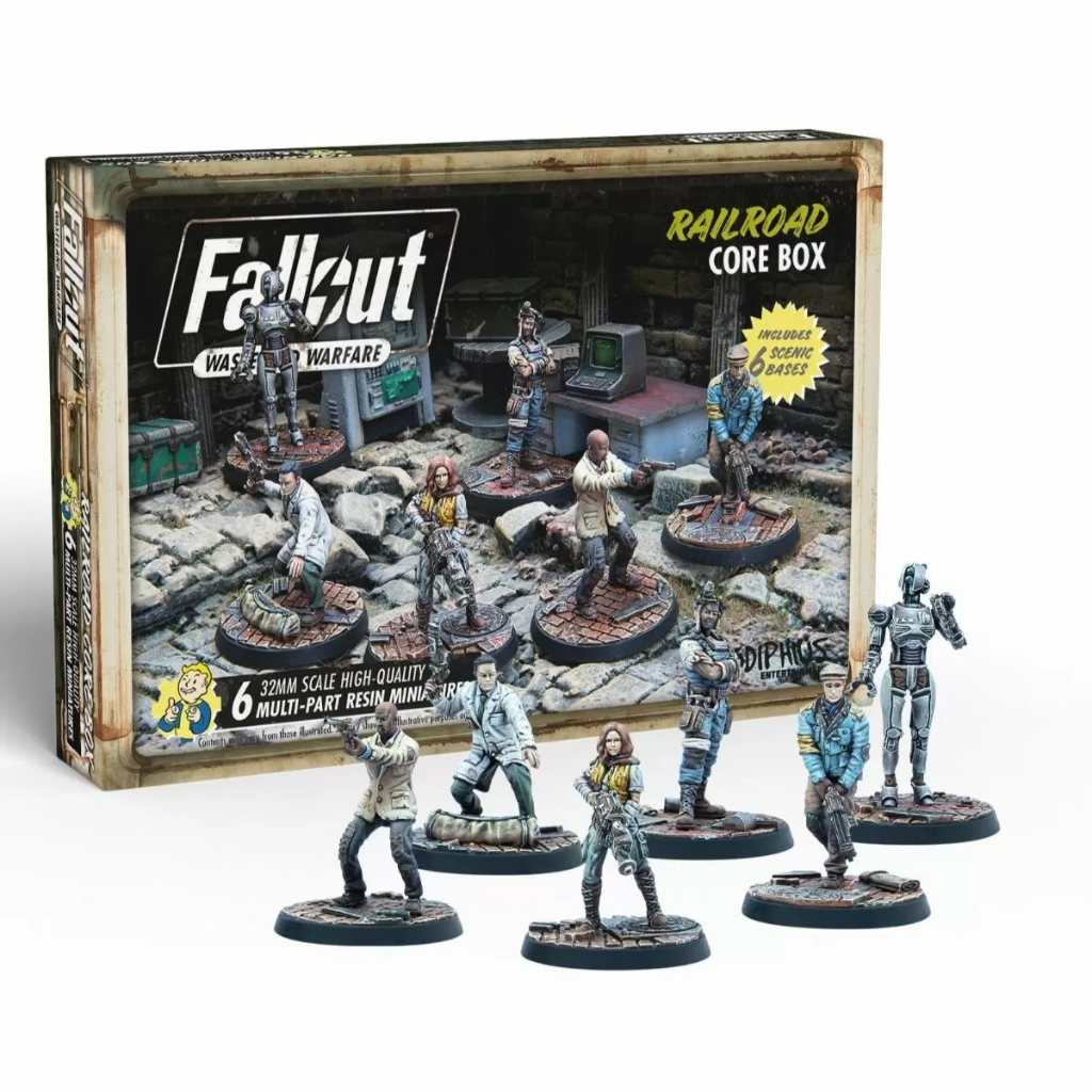 Fallout Wasteland Warfare - Railroad Core Box Fallout Factions Modiphius Entertainment Default Title