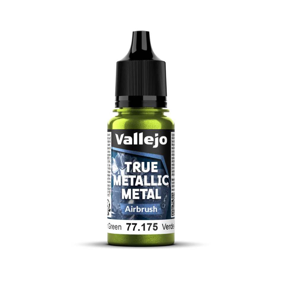 Vallejo True Metallic Metal: Air - Amber Green 18 ml Vallejo True Metallic Vallejo Default Title