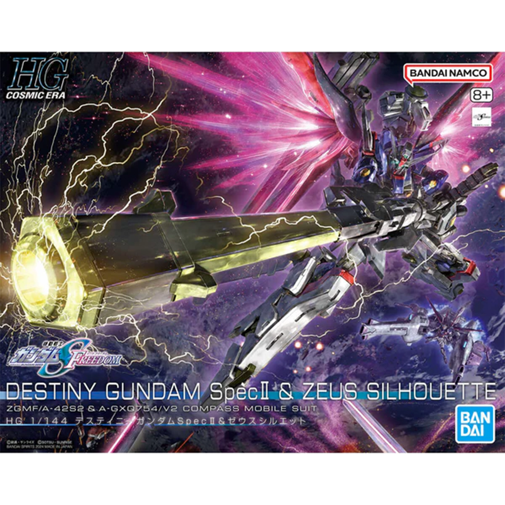 HG 1/144 Destiny Gundam Spec II & Zeus Silhouette Gundam Model Kit Bandai Default Title