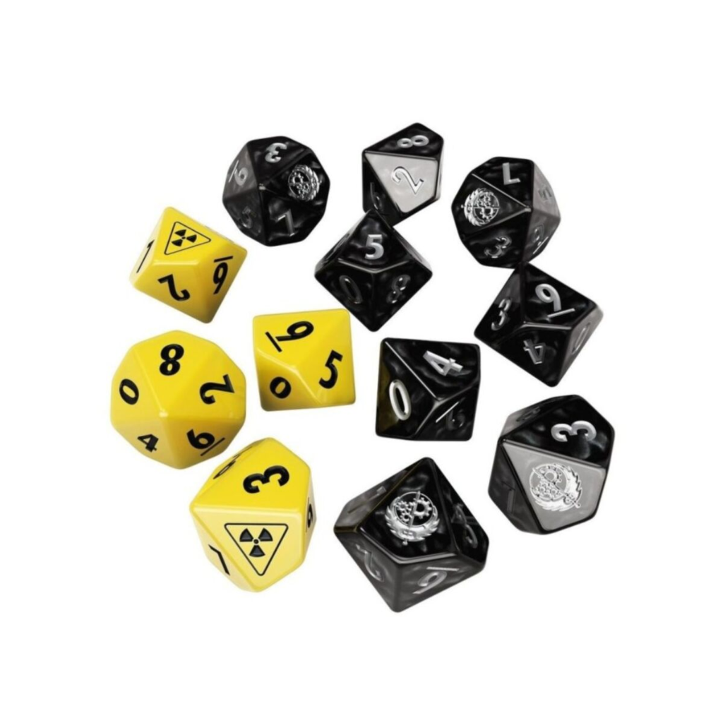 Fallout: Factions - Dice Sets: Brotherhood of Steel Fallout Factions Modiphius Entertainment
