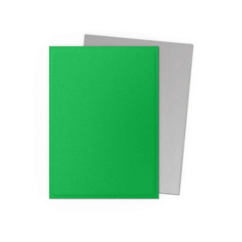 Dragon Shield: Sleeves – Matte Dual – Apple Green & Silver Card Sleeves Dragon Shield