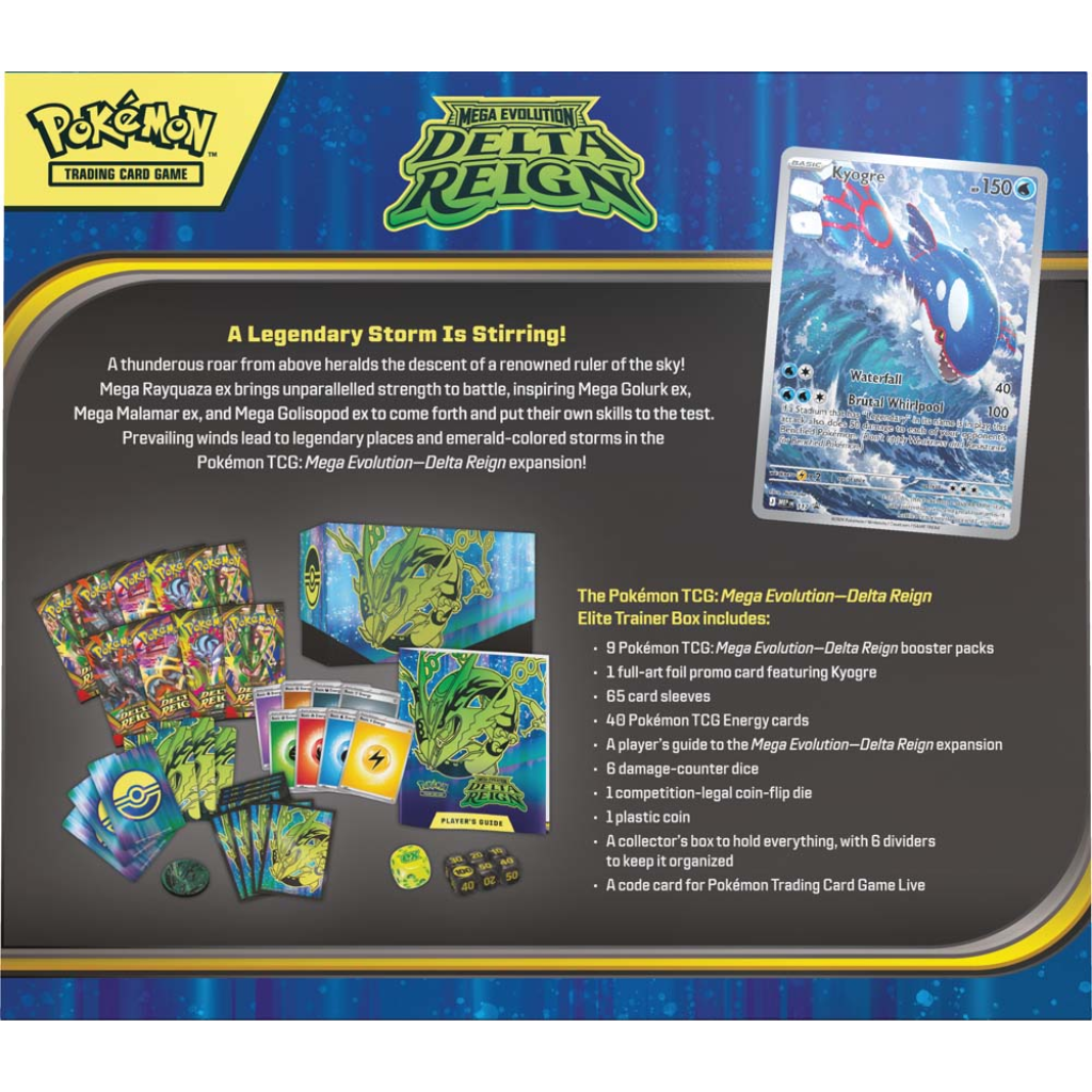Pokémon TCG: Mega Evolution—Delta Reign Elite Trainer Box (Please Read Description) Delta Reign Pokémon TCG