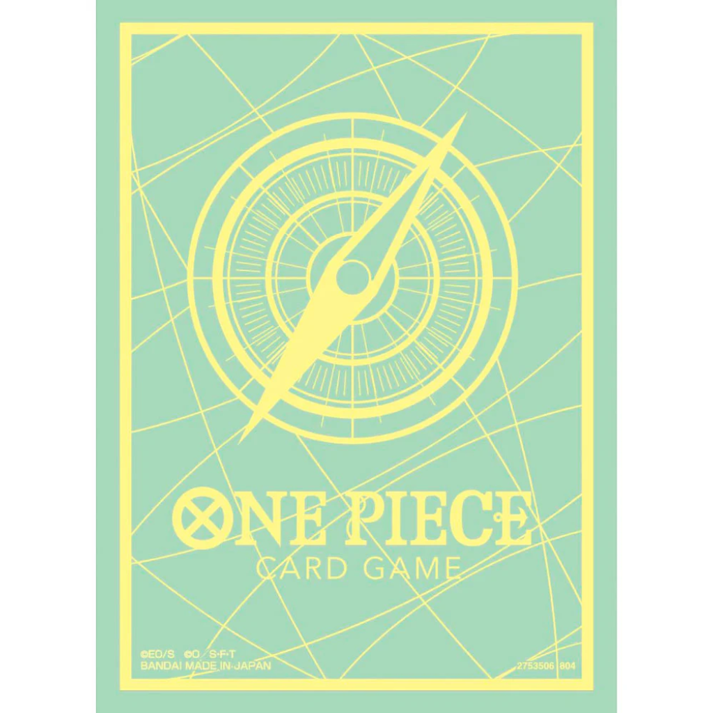 One Piece: Card Game Sleeves Set 9 - Standard Lime Green Card Sleeves Bandai Namco Default Title