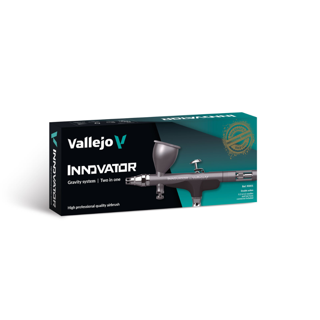 INNOVATOR By Vallejo - Gravity System - 2 in 1 (0.2 & 0.3) Precision Airbrush Airbrush Vallejo Default Title