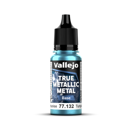 Vallejo True Metallic Metal: Base - Hydra Turquoise 18 ml Vallejo True Metallic Vallejo Default Title