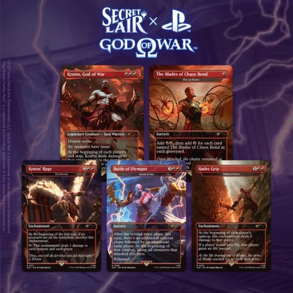 Magic Secret Lair x God of War: Greek Magic The Gathering Wizards of the Coast Default Title