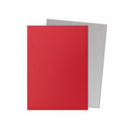 Dragon Shield: Sleeves – Matte Dual – Crimson & Silver Card Sleeves Dragon Shield