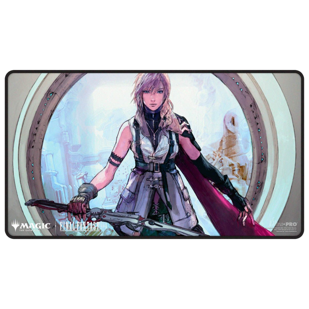 Magic the Gathering - FINAL FANTASY Black Stitched Playmat Premium W TCG accessories Ultra PRO