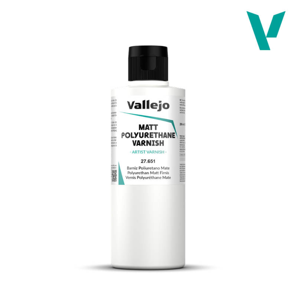 Vallejo Matt Polyurethane Varnish 200ml Vallejo Auxiliary Lets Play Games Default Title