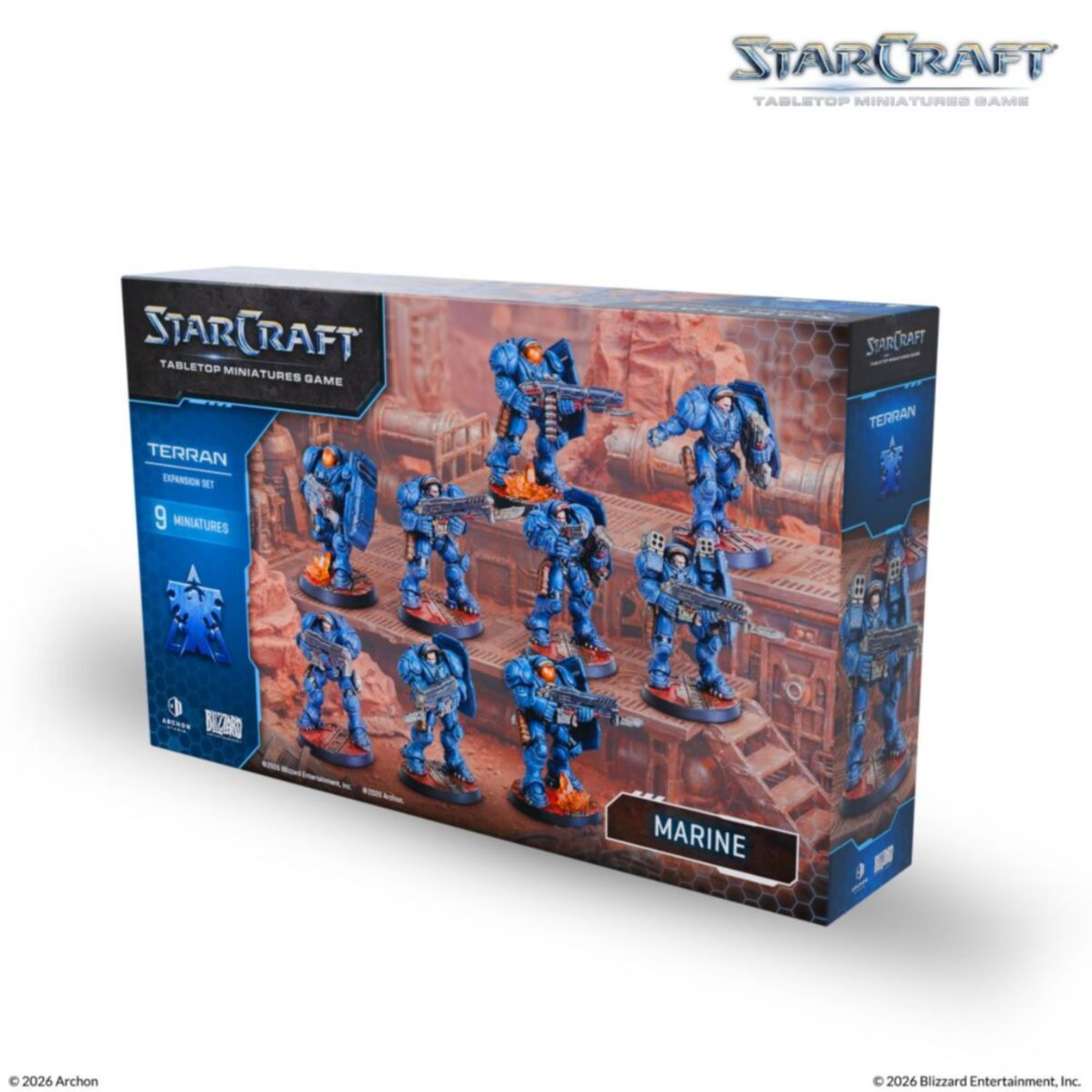 Starcraft Miniatures Games: Terran - Marine - Expansion Set Starcraft Archon Studio Default Title