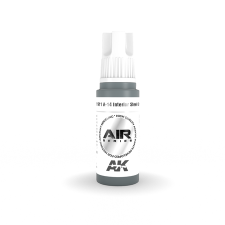 AK Interactve 3Gen Acrylics - A-14 Interior Steel Grey 17ml AK Gen3 Acrylics AK Interactive Default Title