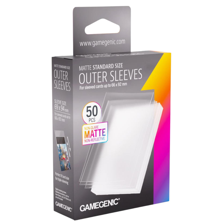 Gamegenic Matte Outer Card Sleeves - Standard Size (69mm x 94mm) (50 Sleeves Per Pack)