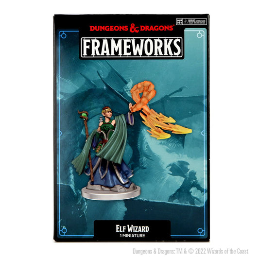 D&D Frameworks Elf Wizard Female D&D Frameworks WizKids   