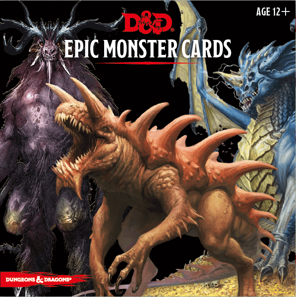 D&D Epic Monster Cards Dungeons & Dragons Wizards of the Coast   