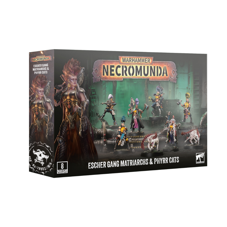 Necromunda: Escher Gang Matriarchs & Phyrr Cats