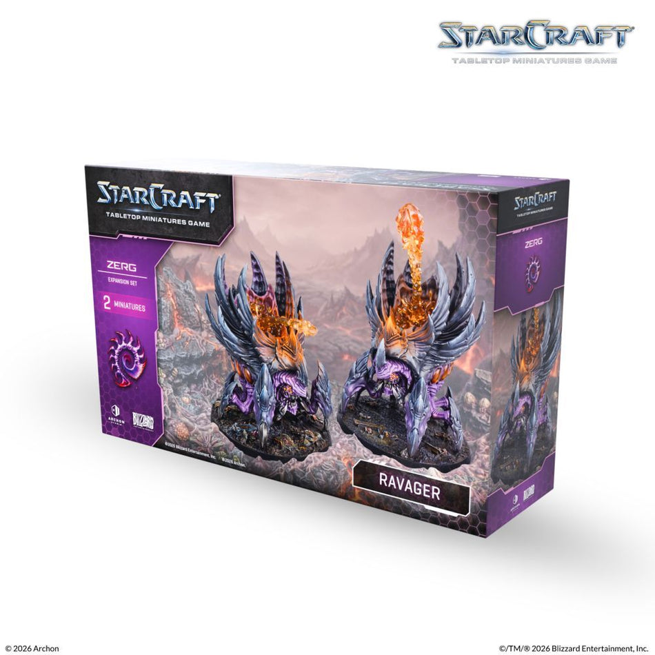 Starcraft Miniatures Games: Zerg - Ravager - Expansion Set Starcraft Archon Studio Default Title
