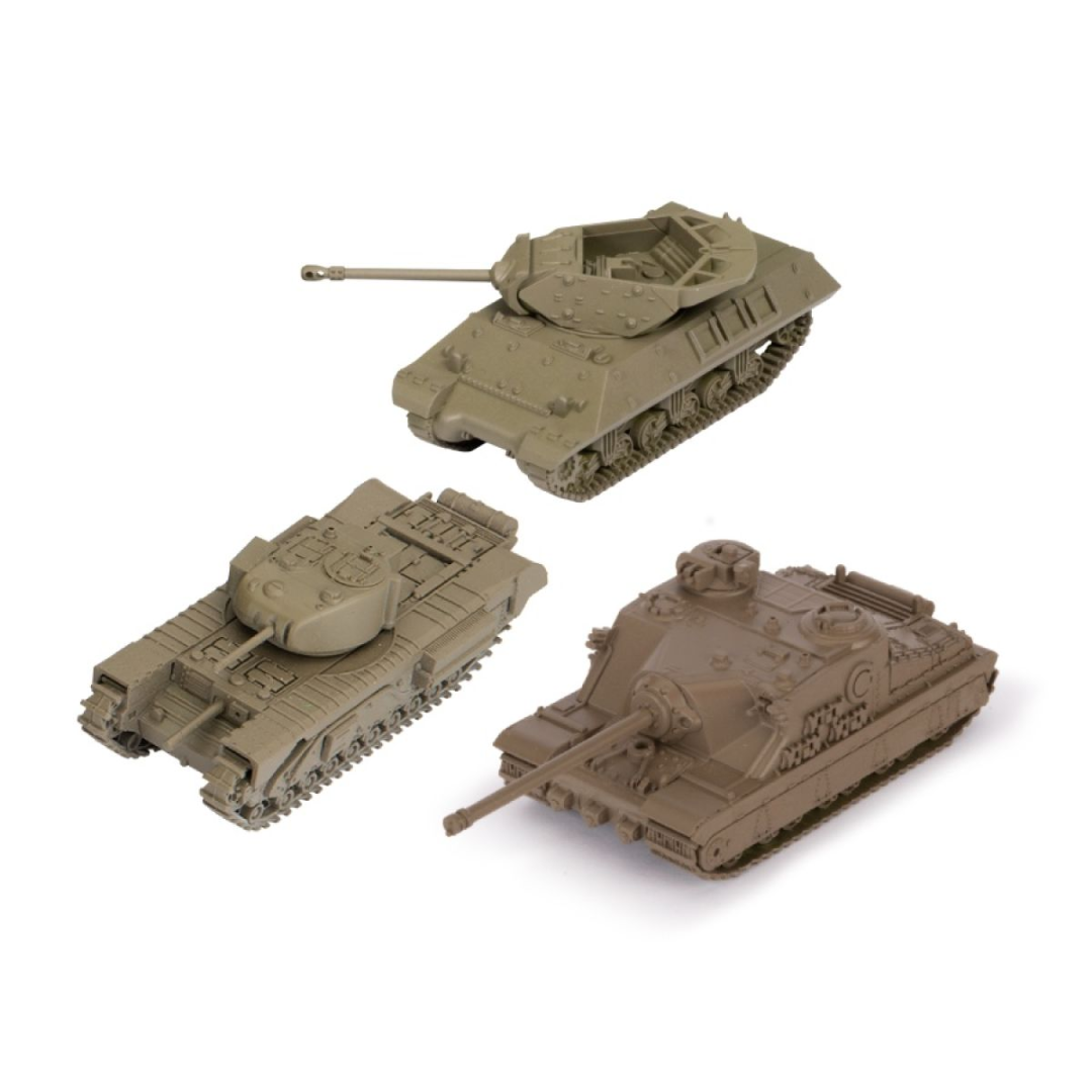 World of Tanks: U.K. Tank Platoon 4 – Churchill I, Tortoise, Achilles Board Games Gale Force 9 Default Title