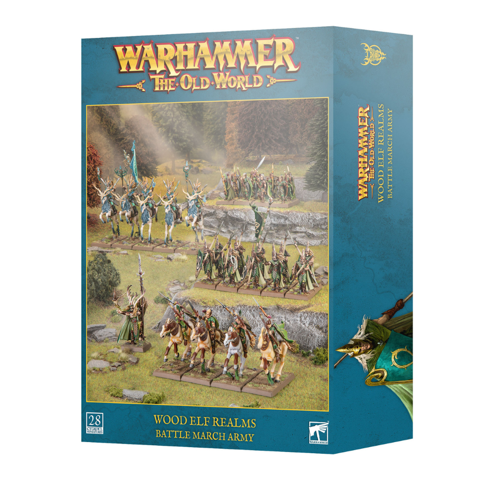 Wood Elf Realms: Battle March Army Warhammer: The Old World Games Workshop