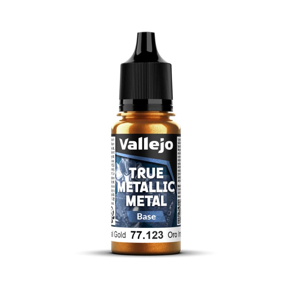 Vallejo True Metallic Metal: Base - Imperial Gold 18 ml Vallejo True Metallic Vallejo Default Title