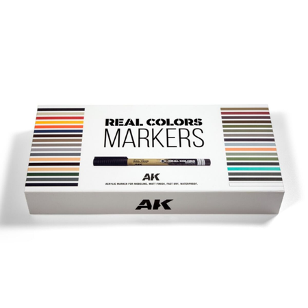 AK Interactive - RC Markers - Special Box Real Colors Markers - 34 Units AK Interactive AK Interactive Default Title