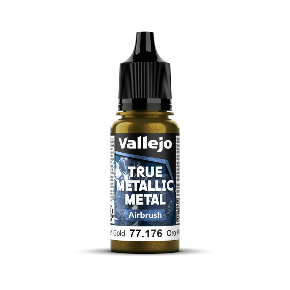 Vallejo True Metallic Metal: Air - Greenish Gold 18 ml Vallejo True Metallic Vallejo Default Title