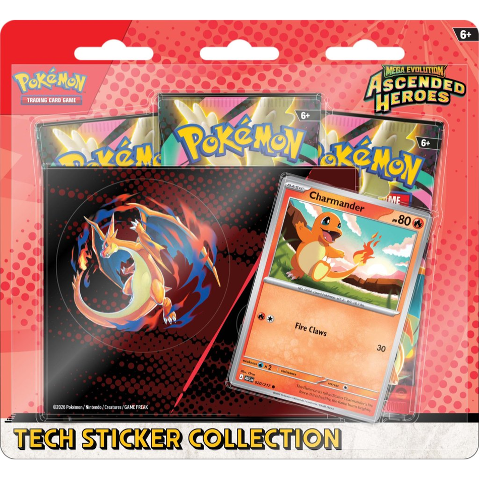 Pokémon TCG: Mega Evolution—Ascended Heroes Tech Sticker Collection